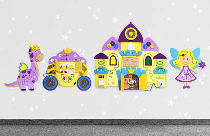 Комплект бизибордов "Сказочное королевство"