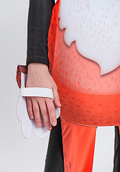 Лиса ростовая кукла из фетра для детей / 100 см.