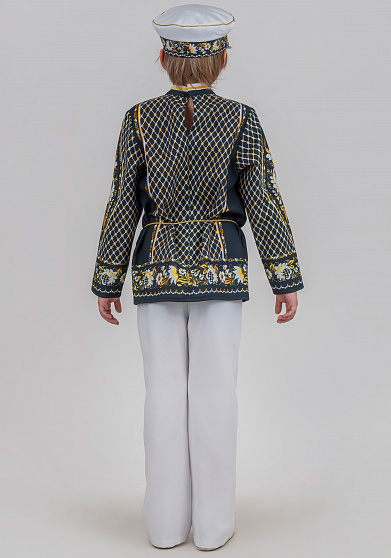 Петербургская роспись расписной костюм для мальчика