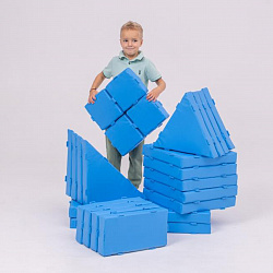 Мягкий конструктор МубиКуби "Панели"
ВИК, голубой, 23 элемента, Магматик