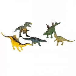 Набор животных "Ребятам о Зверятах", динозавры юрского периода 5 шт.