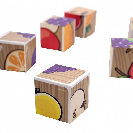 Кубики «Фрукты» (6 шт.)