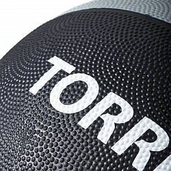 Медбол "TORRES 7 кг", черно-серо-белый