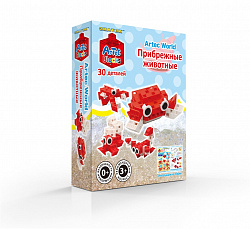 Конструктор ARTEC World "Прибрежные животные" коробка 30дет. Знаток