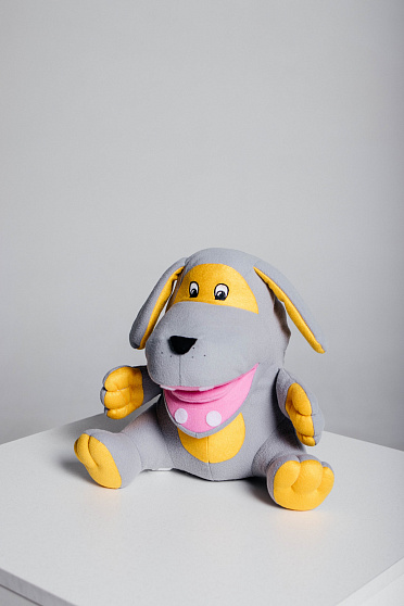 Пес Барбос, кукла логопедическая