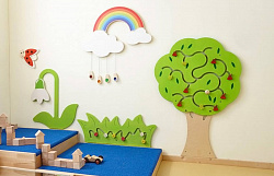 Декоративно-развивающая панель "Вишня"