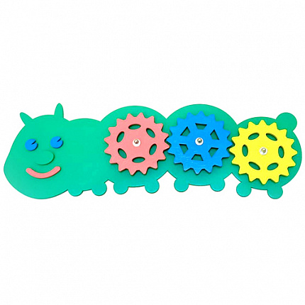 Бизиборд "Гусеничка"