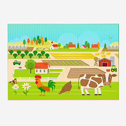 Двусторонняя КРЫШКА Ферма