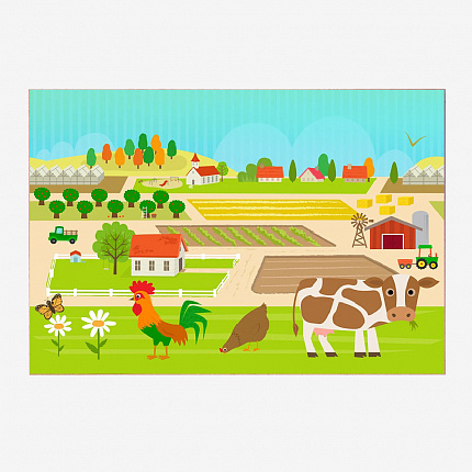 Двусторонняя КРЫШКА Ферма