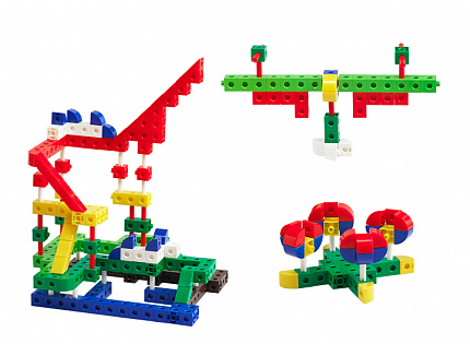 Набор для конструирования. Парк развлечений.  350 дет, 14 карточек