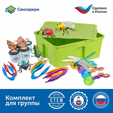 Юный энтомолог в детском саду (комплект для группы)