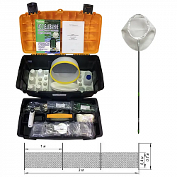 Набор для гидробиологических исследований с сачком СГС и сетью гидробиологической, с пособием-руководством