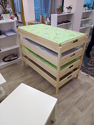 КРОВАТЬ ПИРАМИДА ШТАБЕЛИРУЕМАЯ МАССИВ ЛАК