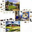 Магнитное развивающее пособие "Кто где живёт." (Деревня-Комната-Ферма)