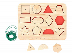 Дидактическая игра "Рамки-вкладыши "Веревочки"