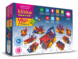 Удивительный конструктор Klikko Чудо КВАДРАТЫ 12в1 (21 деталь). Знаток