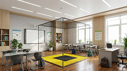 Куб сетчатый 3×3×3 м, с демпфирующим покрытием