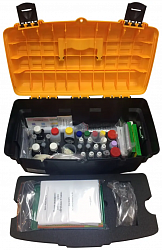 Мини-экспресс-лаборатория химическая, для учебных экологических исследований, 14 показателей, с методическим обеспечением и руководством