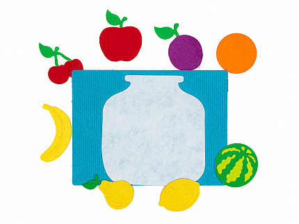 Фруктовое ассорти фетр (9дет)