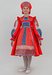Русский народный костюм Кадриль расписная для девочки