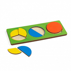 Рамки - вкладыши Никитина 3 круга простые