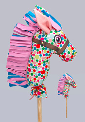 Старинная лошадка на палке