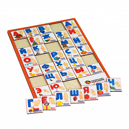 Алфавит дактильный Русский