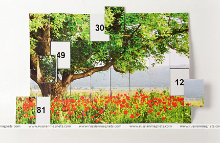 Магнитная таблица умножения "Поле"