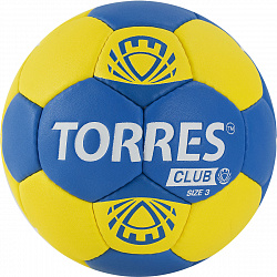 Мяч гандбольный TORRES Club тренировочный, размер 3