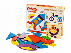Пазл деревянный 40 эл Baby Toys