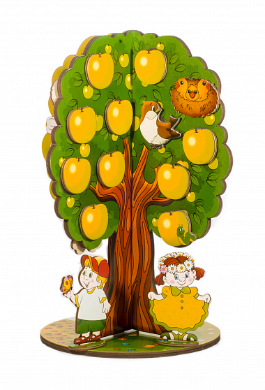 Магнитная игра "Яблоня. Времена года"
