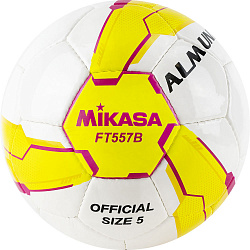 Мяч футбольный MIKASA FT557B-YP любительский, размер 5