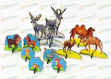 Набор фигурок ДОМАШНИЕ ЖИВОТНЫЕ 10-15 см