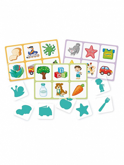 Лото пластик  "Силуэты" серия 10KOR PLASTIC