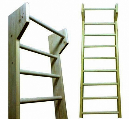 Стенка гимнастическая 3,2 х 0,8 м. с перекладиной для подтягивания (перекладины фан. блок)