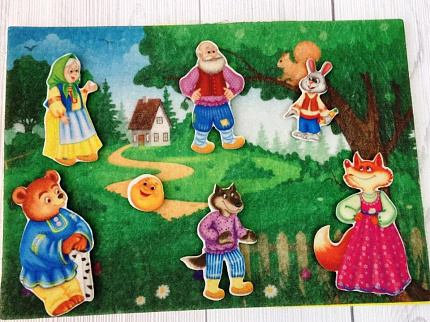 Колобок фетр (7дет.)