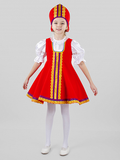 Русский народный костюм для девочки Плясовой