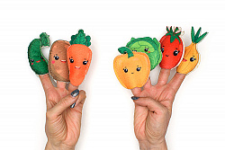 Пальчиковый театр Овощи фетр (7 дет)