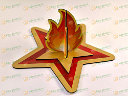 Напольная декорация ВЕЧНЫЙ ОГОНЬ h 23 см