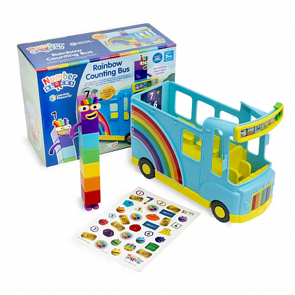 Развивающая Игрушка "Игровые фигурки Numberblocks. Автобус Знаний"