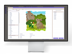 Интерактивное зеркало логопеда 28" со встроенным ПК
