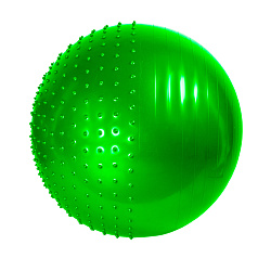 Мяч для фитнеса полумассажный d-55см, в коробке