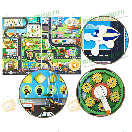 Игрушечные рули СЛУЖБЫ СПАСЕНИЯ 4+1 шт