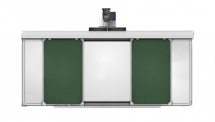 Рельсовая система 3000х1000(1500х1000) меловая