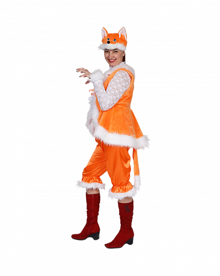 Карнавальный костюм взрослый "Лисица"
