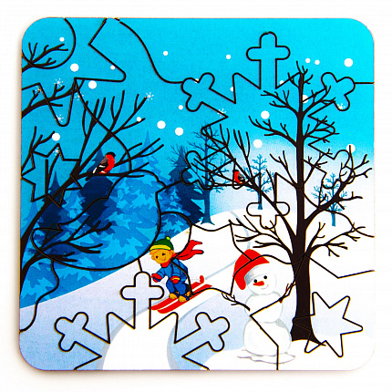 Пазл малый Зима