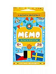 Игра настольная МЕМО "Флаги" (Европа) Актив time