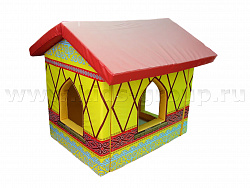 ДОМИК ИГРОВОЙ «Узор» с рисунком, трансформируется в маты