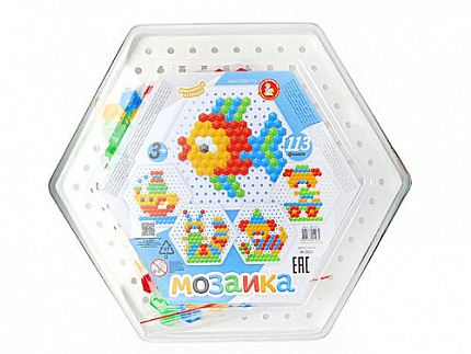 Мозаика шестигранная "Рыбка" 113 эл