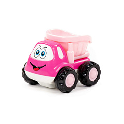 Автомобиль-самосвал инерционный (розовый) (в пакете) "Патрик"